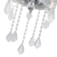 Luxware Retro K9 Clear Crystal Chandelier 