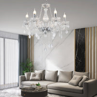 Luxware Retro K9 Clear Crystal Chandelier 