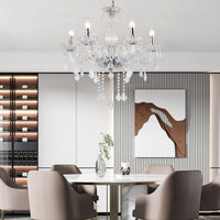 Luxware Retro K9 Clear Crystal Chandelier 