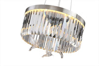 Asfura Lysekrone i chrome Ø60cm.