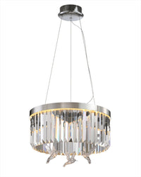 Asfura Lysekrone i chrome Ø60cm.