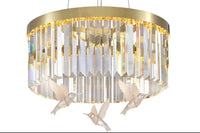 Asfura Lysekrone i guld Q60cm.