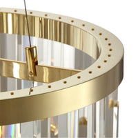 Asfura Lysekrone i guld Q60cm.