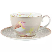 Pip Studio Early Bird Khaki kaffekopper til 6 personer