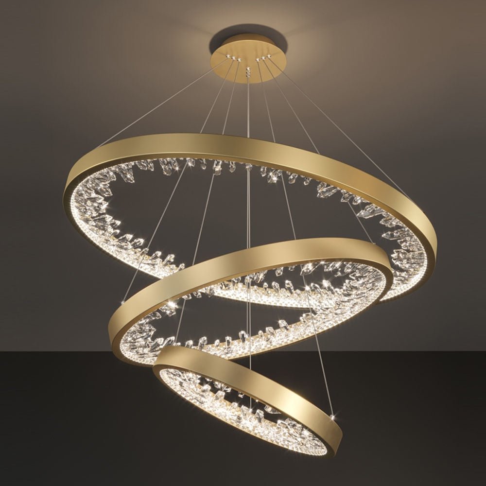 Luxware 3 ring chandelier