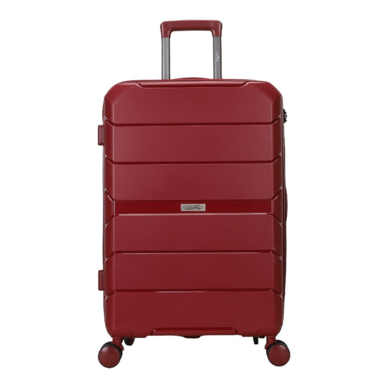 Stor Kuffert.70x50x30 cm op til 28 kg i Bordeauxrød