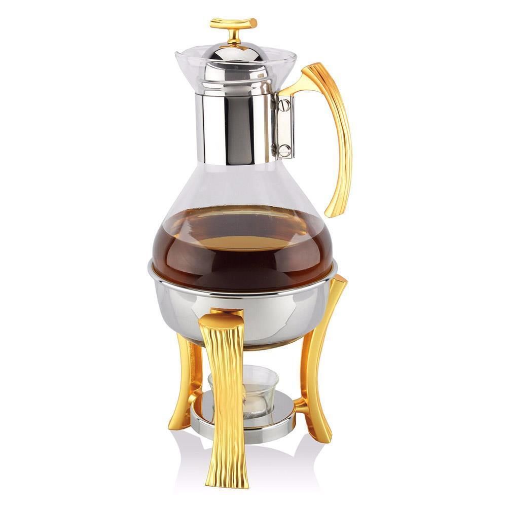 Luxury Coffee and Tea Warmer,Teapot Set in Gorgeous Two Tone Gold Design -  luxware-uk.myshopify.com