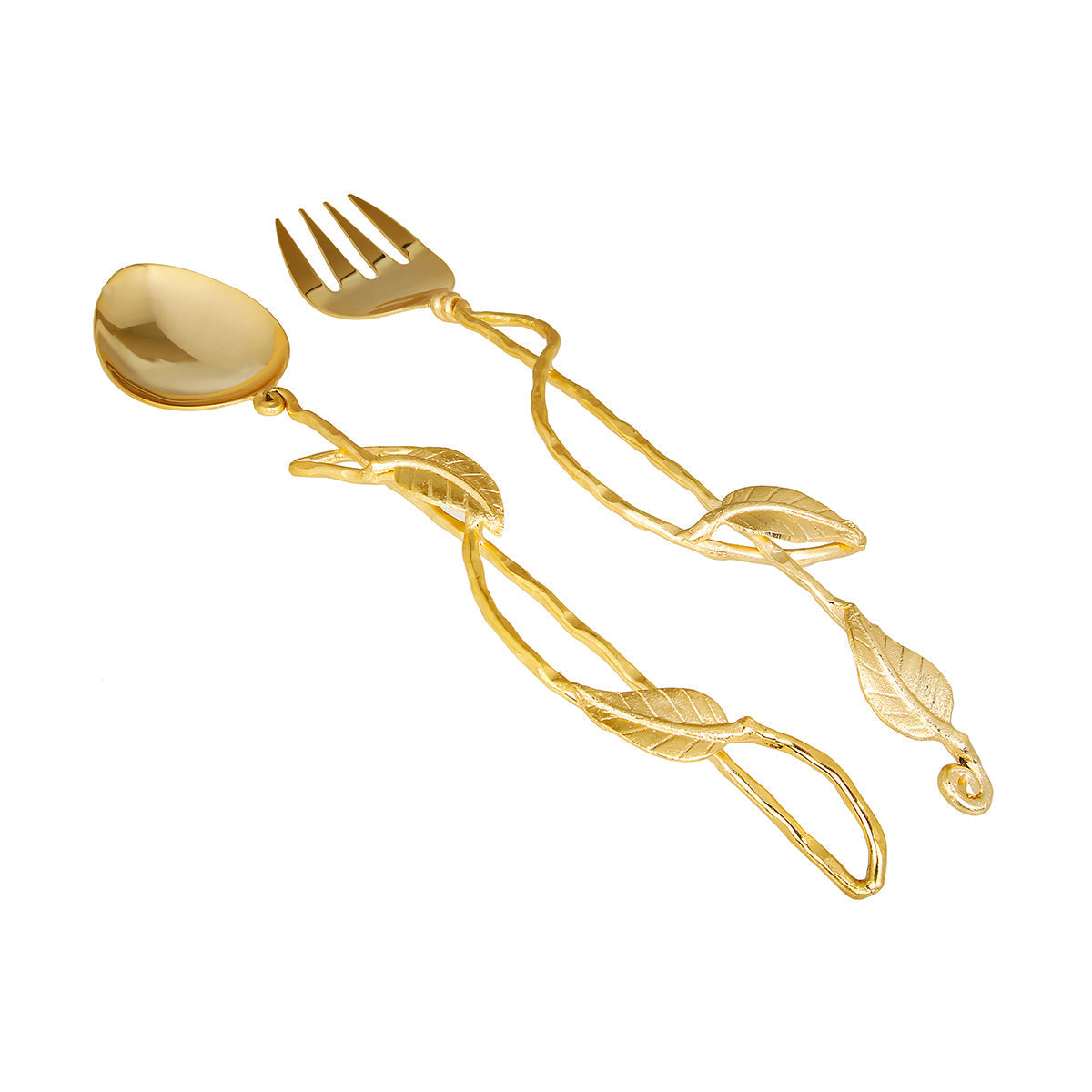 Gold Stainless Steel Serving Spoon 35cm -  luxware-uk.myshopify.com