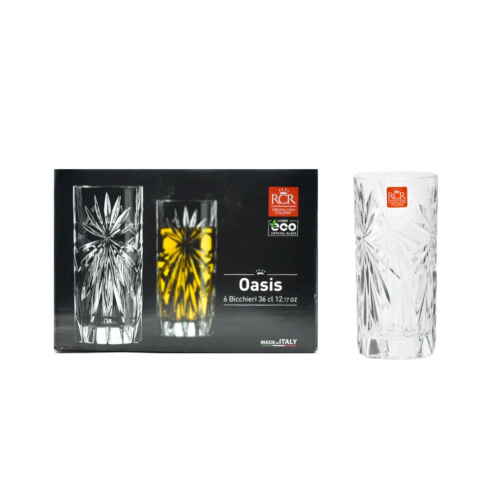 Drikkeglas RCR Oasis 6 stk. - Luxware DK