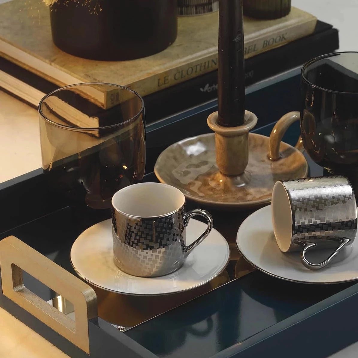 Espressokopper 90 ML. Ruya 4 dele til 2 personer - Luxware DK
