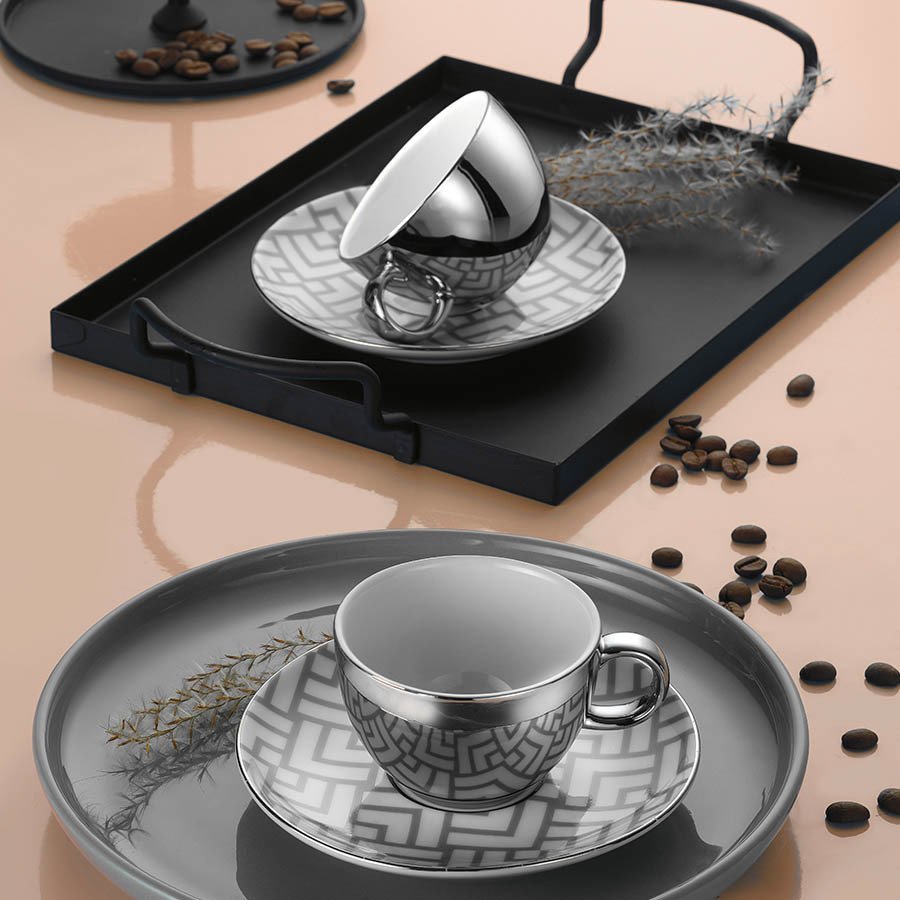 Espressokopper 90 ML. Zeugma Dream 4 dele til 2 personer - Luxware DK