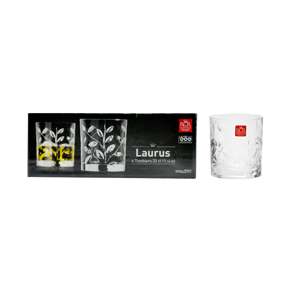 Drikkeglas RCR Laurus 6 stk. - luxware-dk.myshopify.com