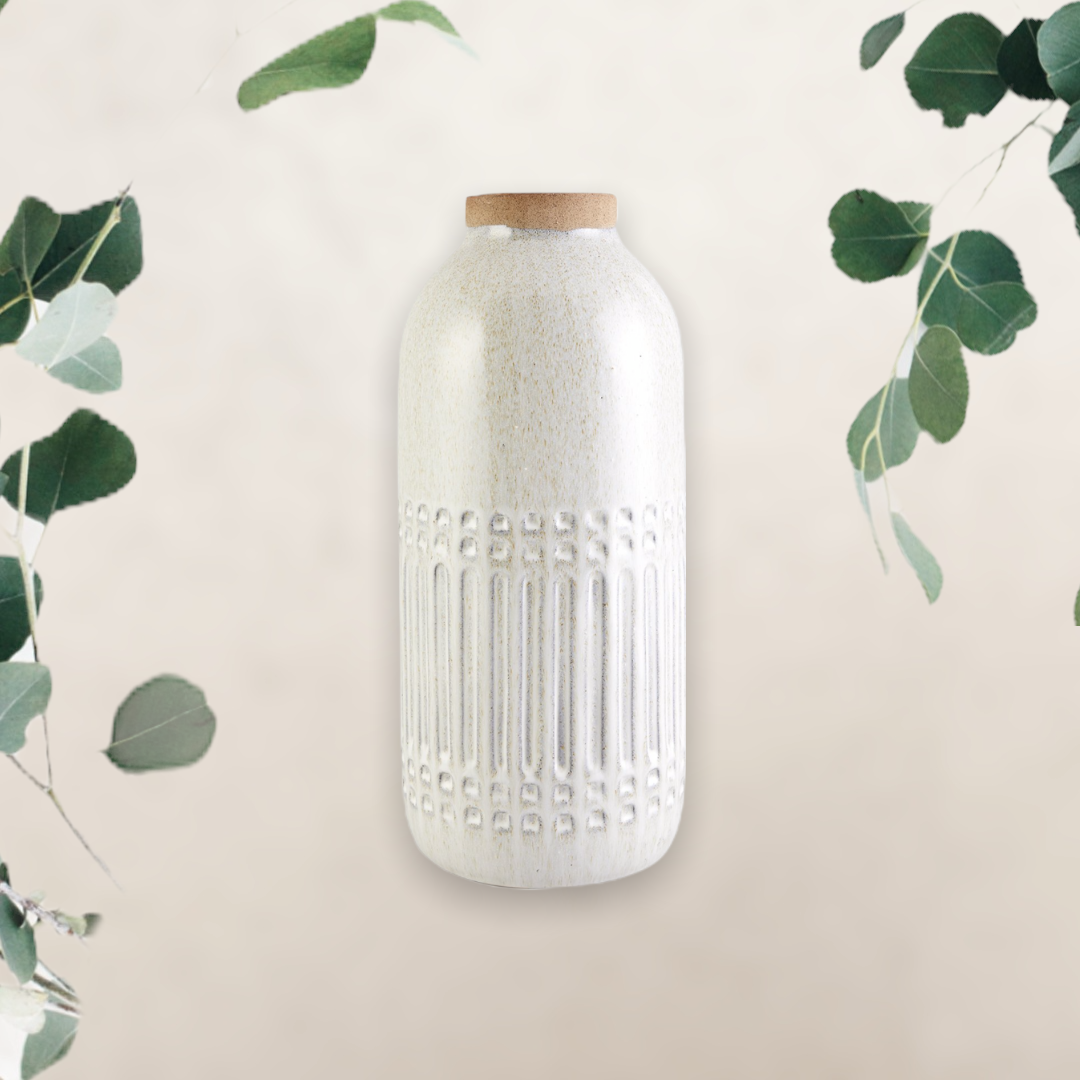 Karaca Elegant Hvid Vase - luxware-dk.myshopify.com