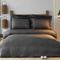 Karaca Home Charm Bold Antracit 3 dele Enkelt Sengesæt