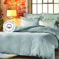 Karaca Home Charm Ball Blue Satin 4 part Single Bedding Set