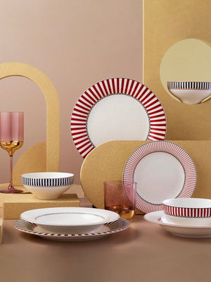 Middagssæt til 6 personer Jumbo Royal Red. - Luxware DK