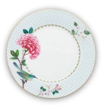Pip Studio Plate Blushing Birds White 21cm - Luxware DK