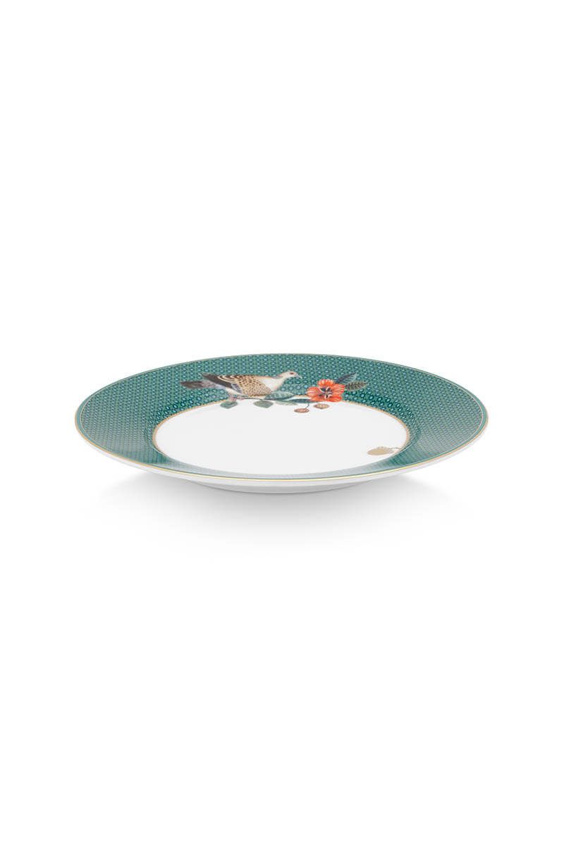 Pip Studio Plate Winter Wonderland Dove Green 17cm - Luxware DK