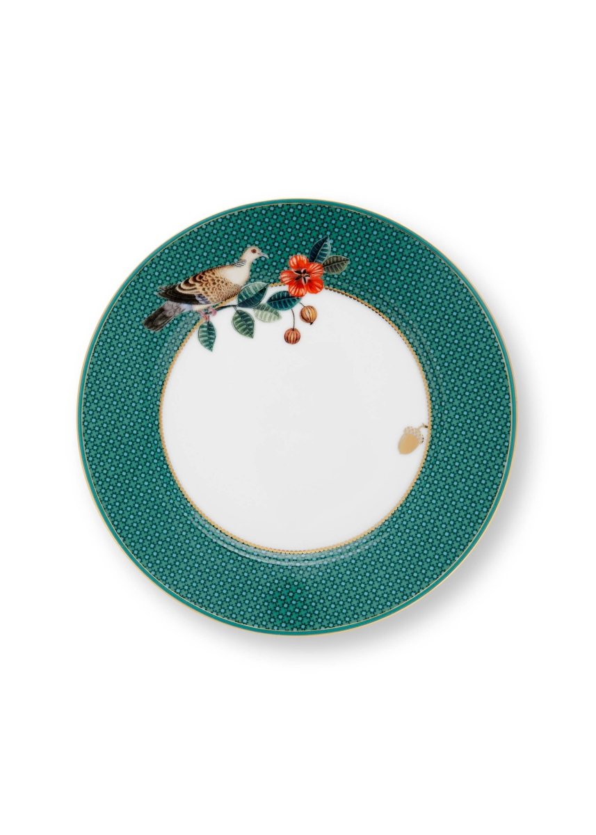 Pip Studio Plate Winter Wonderland Dove Green 17cm - Luxware DK